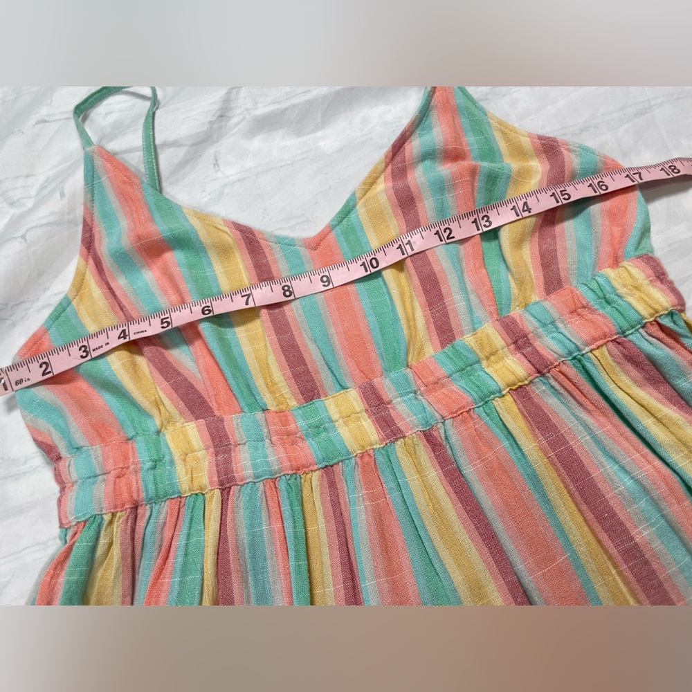 O’Neill Kenzie Striped Summer Sun Dress Women’s Size M Coastal Beach Surfer Girl - Picture 13 of 16